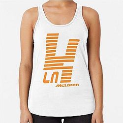 Lando Norris Racerback Tank Top