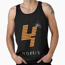 F1 Lando Norris Shirt Design Black Perfect GiftTankTop
