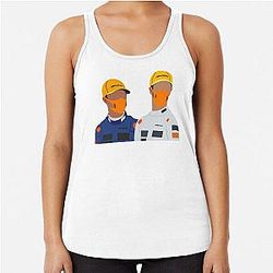 Daniel Ricciardo and Lando Norris Racerback Tank Top