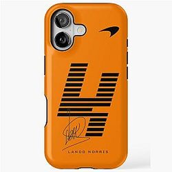 Lando Norris Orange iPhone Tough Case