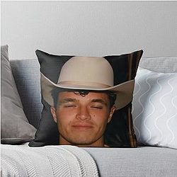 Lando Norris F1 Throw Pillow