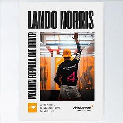 Lando Norris Poster