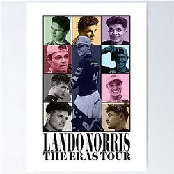 Lando Norris The Eras Tour Poster