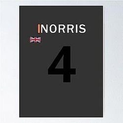 Lando Norris Driver's Poster