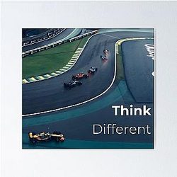 Lando Norris Think Poster