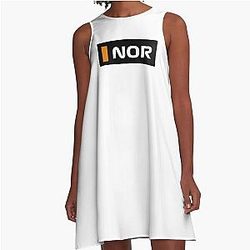 Nor Lando Norris 2024 A-Line Dress