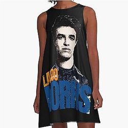 Lando Norris Distressed A-Line Dress