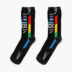 Lando Norris Race suit 2025 inspired design Silverstone socks