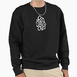 Lando Norris 2024 White Pattern Pullover Sweatshirt