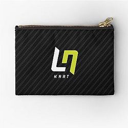 Lando Norris Kart Carbon Fiber Zipper Pouch