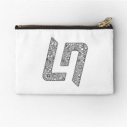 LANDO NORRIS FLOWER ZENTANGLE F1 Formula 1 Zipper Pouch