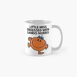 Little Miss Obsessed with Lando Norris Classic Mug