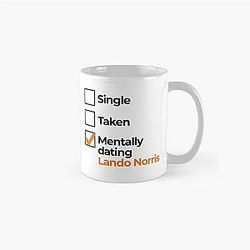 Mentally Dating Lando Norris Mug