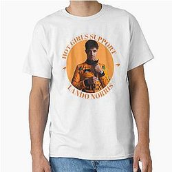 Hot Girls Support Lando Norris F1 McLaren Merch Classic T-Shirt