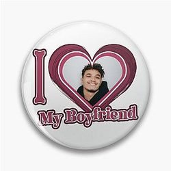 I Love My Boyfriend Lando Norris Pin