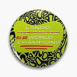 Lando Norris World Champion Pin