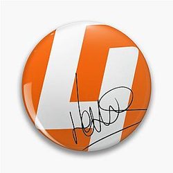 Lando Norris Signed Pin