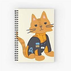 Lando Norris a Cat Spiral Notebook