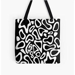 Lando Norris 2024 White All Over Print Tote Bag