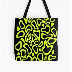 Lando Norris 2024 Neon Motif All Over Print Tote Bag