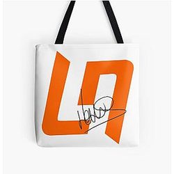 Lando Norris Signed LN4 All Over Print Tote Bag