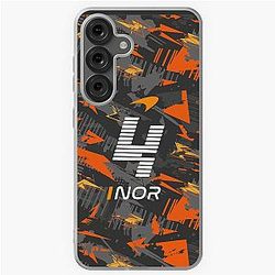 Lando Norris - Abstract Design Samsung Galaxy Soft Case
