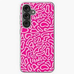 Lando Norris 2025 New Motif Lando Pink Samsung Galaxy Case