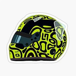 Lando Norris 2024 Helmet Sticker