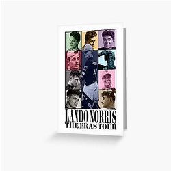 Lando Norris The Eras Tour Greeting Card