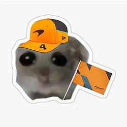 Lando Norris Fan Meme Sticker