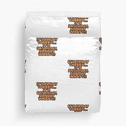 Lando Norris Race Weekend Duvet Cover