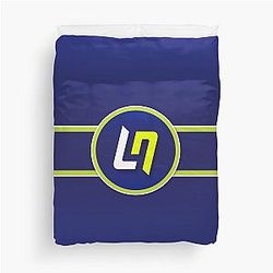 Lando Norris Kart Duvet Cover