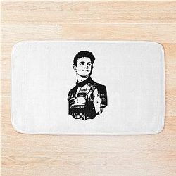 Lando Norris Cartoon Bath Mat