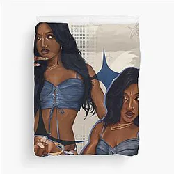 Milkshake - Lara Raj art spread Duvet Cover