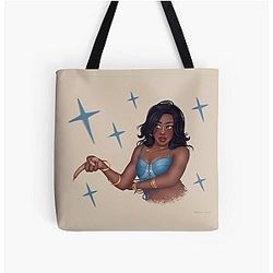 KATSEYE Lara Raj GAP Ad All Over Print Tote Bag