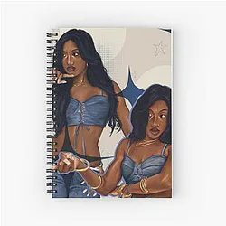 MILKSHAKE Lara Raj Katseye art spread Spiral Notebook