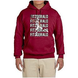 Red Arizona Football Hooded Sweatshirt