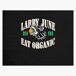 Larry June Merch Larry June Jigsaw Puzzle Eat Organic