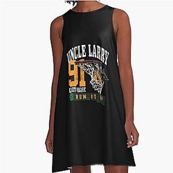 LFromArray June Merch Uncle Larry 91 All City Organic Run It Up A-Line Dress