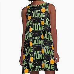 Larry June Organic A-Line Dress
