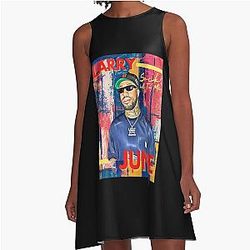 Larry June Sock It to Me A-Line Dress