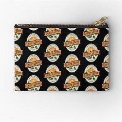 Larry June Orange Season Yee Sock It To Me Zipper Pouch