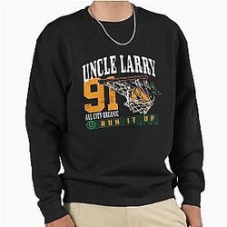 Larry June Merch Uncle Larry 91 All City Organic Run It Up Sweatshirt