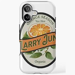 Larry June Orange Season iPhone Case