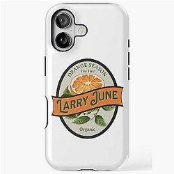 Larry June Orange Season Tough Case Sock It To Me Yee Hee