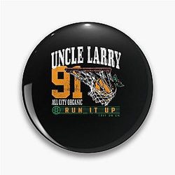 Larry June Merch Uncle Larry All City Organic Run It Up Pin
