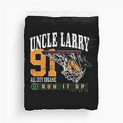 Larry June Merch Uncle Larry 91 All City Organic Run It Up Duvet Cover