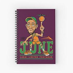 Larry June Lakai Spiral Notebook