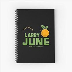 Larry June Organic Hip Hop Spiral Notebook