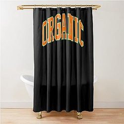 Larry June Organic Shower Curtain
